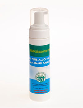 Viral Plus Alcohol Free Foam Sanitiser Pump Bottle 200ml 1 x 36